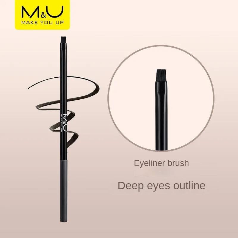 M&U Makeup Brush Set - Single Packaged, Elegant Travel-Ready, Eyeshadow, Foundation Blush, Beginner Concealer, Super Soft Eye Brushes for Flawless Looks