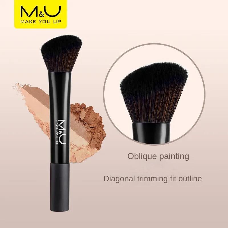 M&U Makeup Brush Set - Single Packaged, Elegant Travel-Ready, Eyeshadow, Foundation Blush, Beginner Concealer, Super Soft Eye Brushes for Flawless Looks