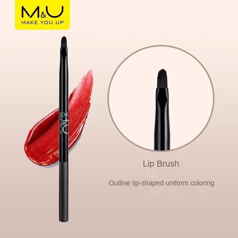 M&U Makeup Brush Set - Single Packaged, Elegant Travel-Ready, Eyeshadow, Foundation Blush, Beginner Concealer, Super Soft Eye Brushes for Flawless Looks