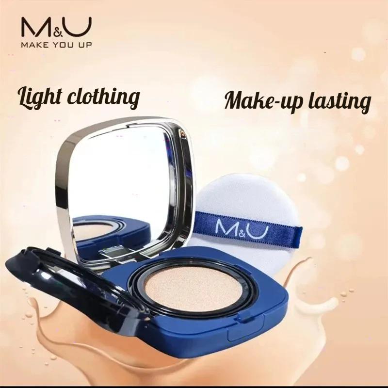 M&U Light Holding Makeup Air Cushion Foundation - Lightweight Coverage, Natural Whitening