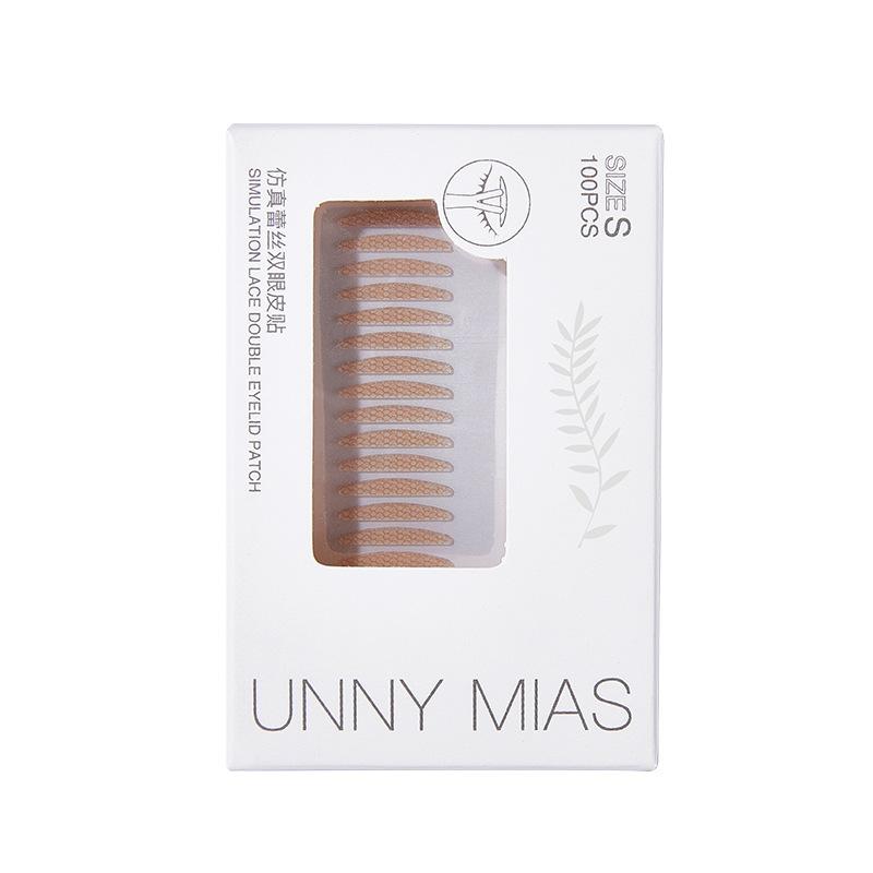 UNNY Double Eyelid Patch With No Trace - invisible lace, waterproof, naturally swollen eye follicles false eyelashes