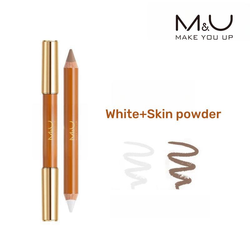 M&U Double-End Contour Highlighter Stick - face contour makeup contouring sticks cream concealer