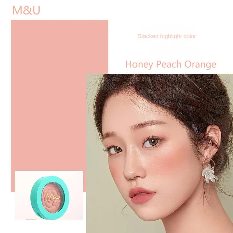 M&U Delicate Powder Blusher - Cost-Effective, Natural & Long-Lasting, European, American & Korean Styles, Niche Favorites