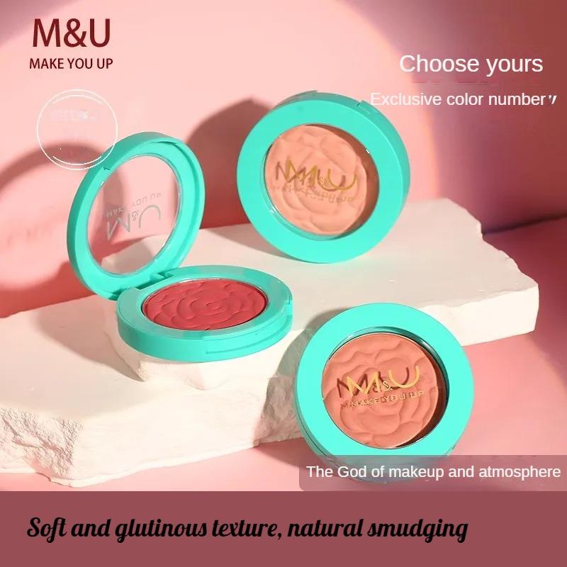 M&U Delicate Powder Blusher - Cost-Effective, Natural & Long-Lasting, European, American & Korean Styles, Niche Favorites