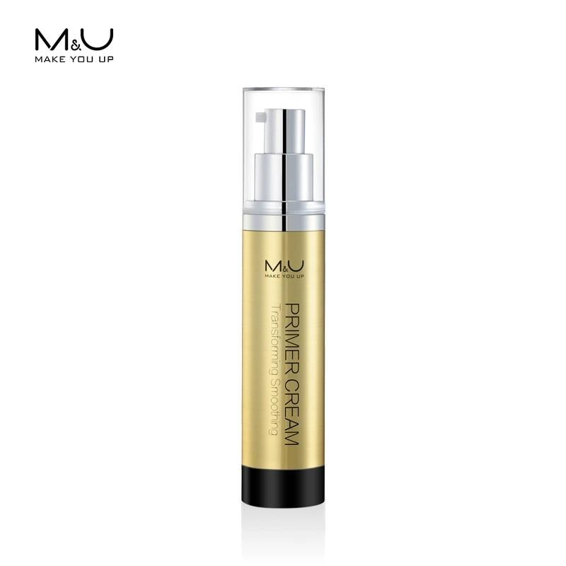 M&U Pre-Makeup Milk Emulsion Primer - Long-Lasting Oil Control, Pore Minimizing, Hydrating Base for Dry Skin with High to Medium Coverage