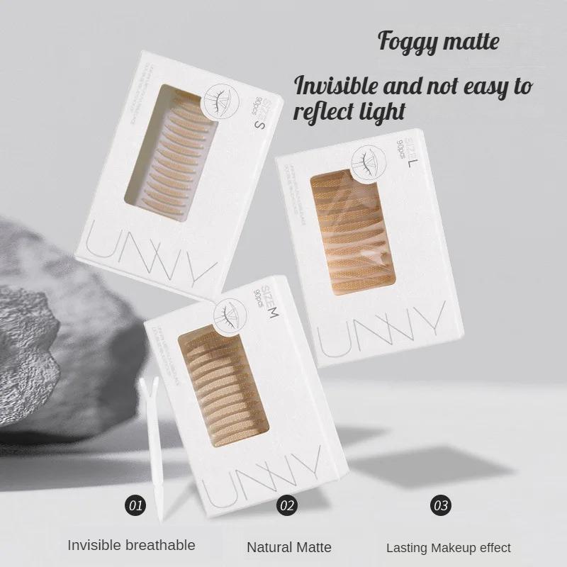 UNNY Double Eyelid Patch With No Trace - invisible lace, waterproof, naturally swollen eye follicles false eyelashes