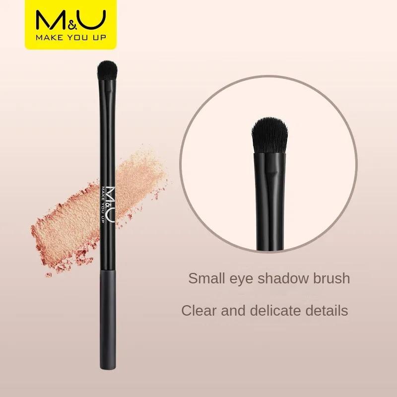 M&U Makeup Brush Set - Single Packaged, Elegant Travel-Ready, Eyeshadow, Foundation Blush, Beginner Concealer, Super Soft Eye Brushes for Flawless Looks