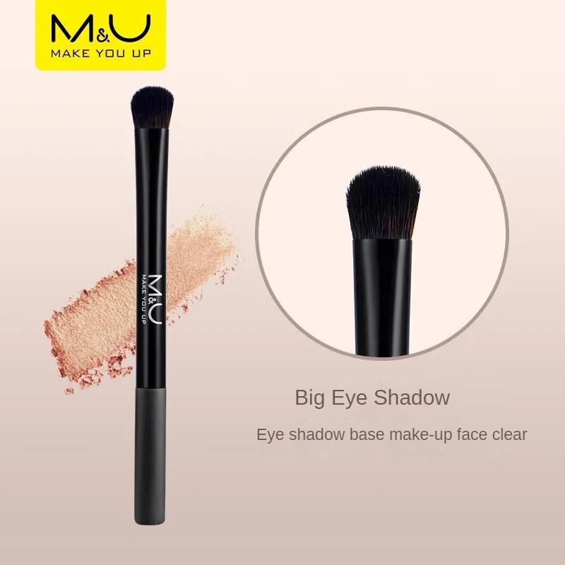 M&U Makeup Brush Set - Single Packaged, Elegant Travel-Ready, Eyeshadow, Foundation Blush, Beginner Concealer, Super Soft Eye Brushes for Flawless Looks