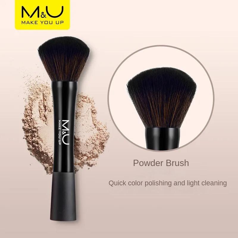 M&U Makeup Brush Set - Single Packaged, Elegant Travel-Ready, Eyeshadow, Foundation Blush, Beginner Concealer, Super Soft Eye Brushes for Flawless Looks